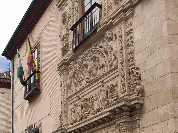 Main façade of the Castril House, built by Don Hernando de Zafra, grandson of the Secretary to the Catholic Monarchs, in the Axares district