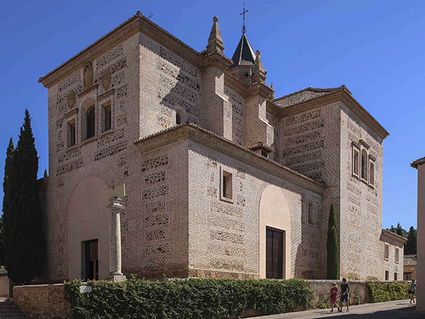 Baroque altarpiece of the church, originally from the Basilica de las Angustias in Granada