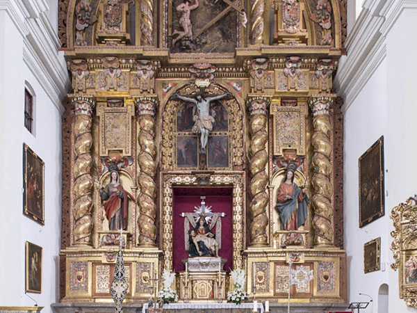 Memorial plaque to the martyrdom of the Franciscan friars Juan de Cetina and Pedro de Dueñas upon this spot in the times of Al-Andalus