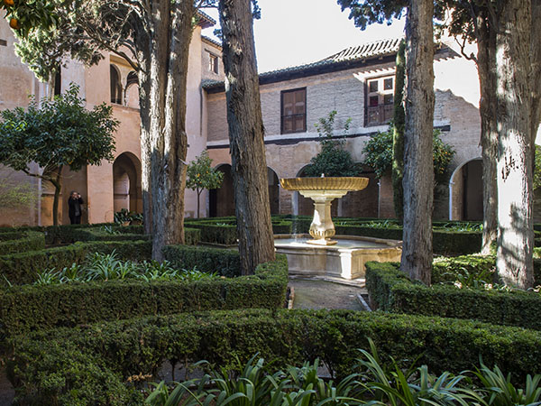 Lindaraja Court, a Renaissance garden that evolved from the former belvedere of the Nasrid period