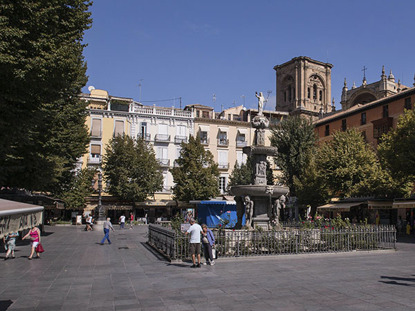 Plaza de Bibrambla, one of the areas of the city modified after the conquest and transformed into an emblematic public space