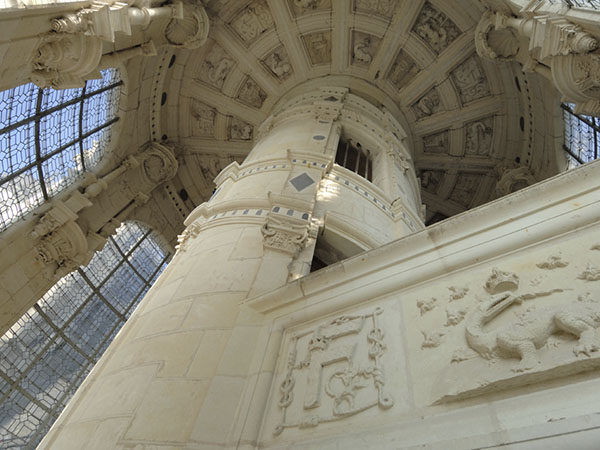 Château de Chambord, the double helix staircase