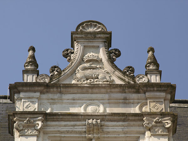 Town hall, Loches, dormer window