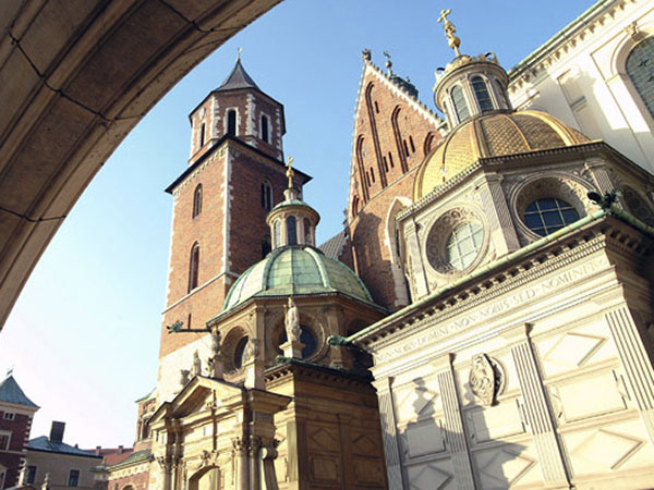Kraków. The Royal Archcathedral Basilica of St Stanislaus and St Wenceslaus, the Sigismund Chapel