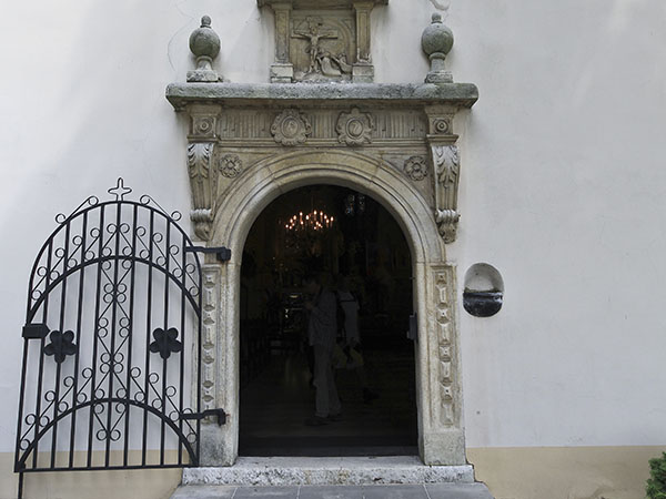 Giebułtów. Church of St Giles (detail)