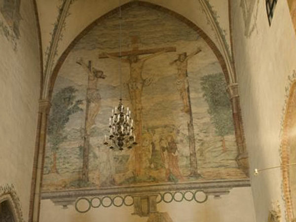 Kraków - Mogila. Sanctuary of The Holy Cross and the Cistercian Abbey, interior