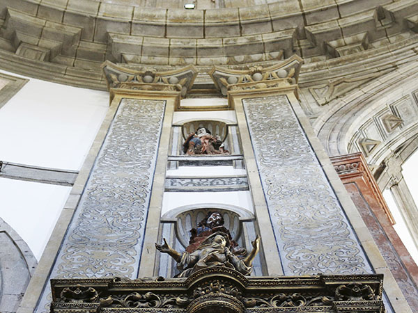 Church, detail of the pulpit cover